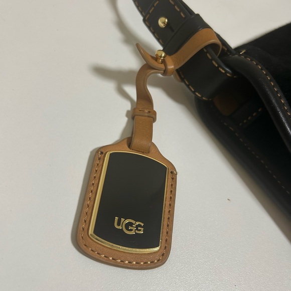Ugg Black Suede Bag - Picture 4 of 7